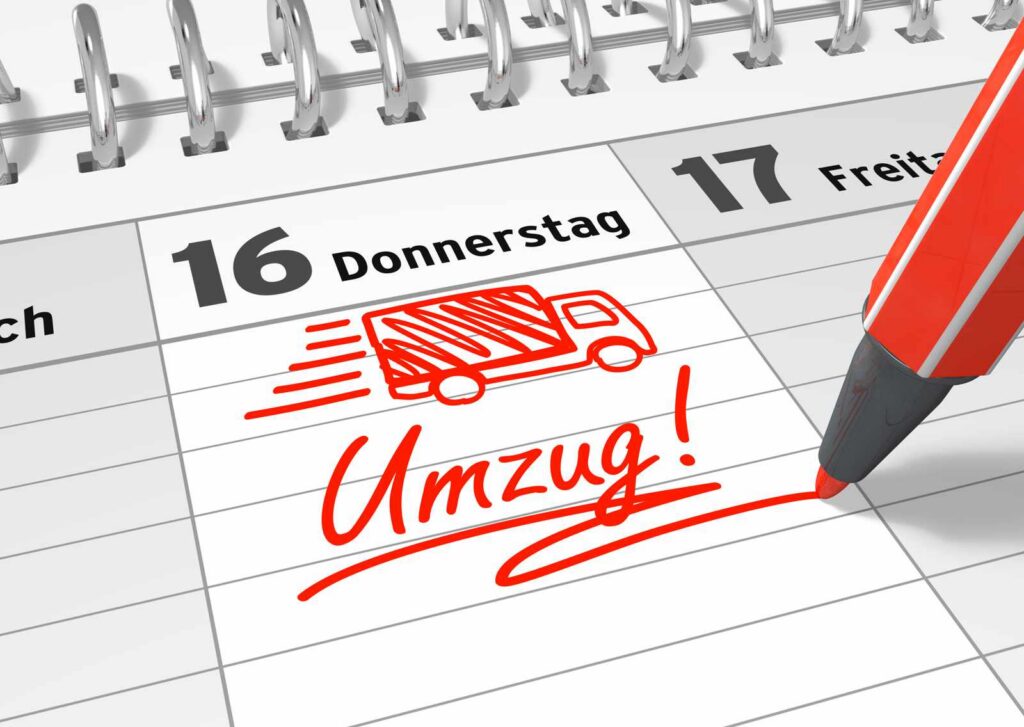 Umzugstag planen